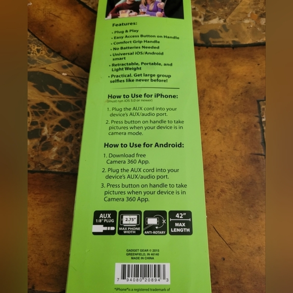 Black Selfie Stick - Picture 4 of 4